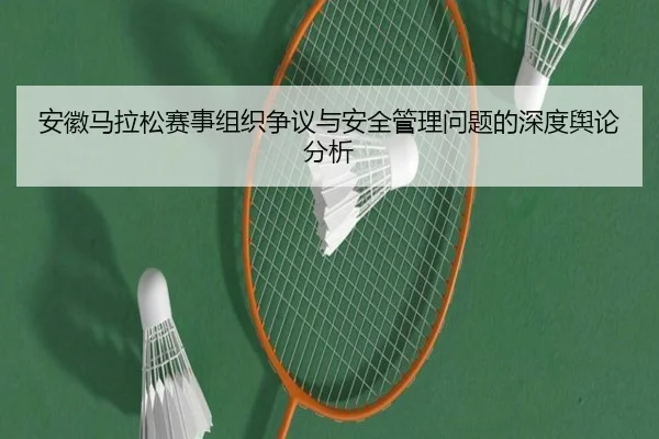 安徽马拉松赛事组织争议与安全管理问题的深度舆论分析